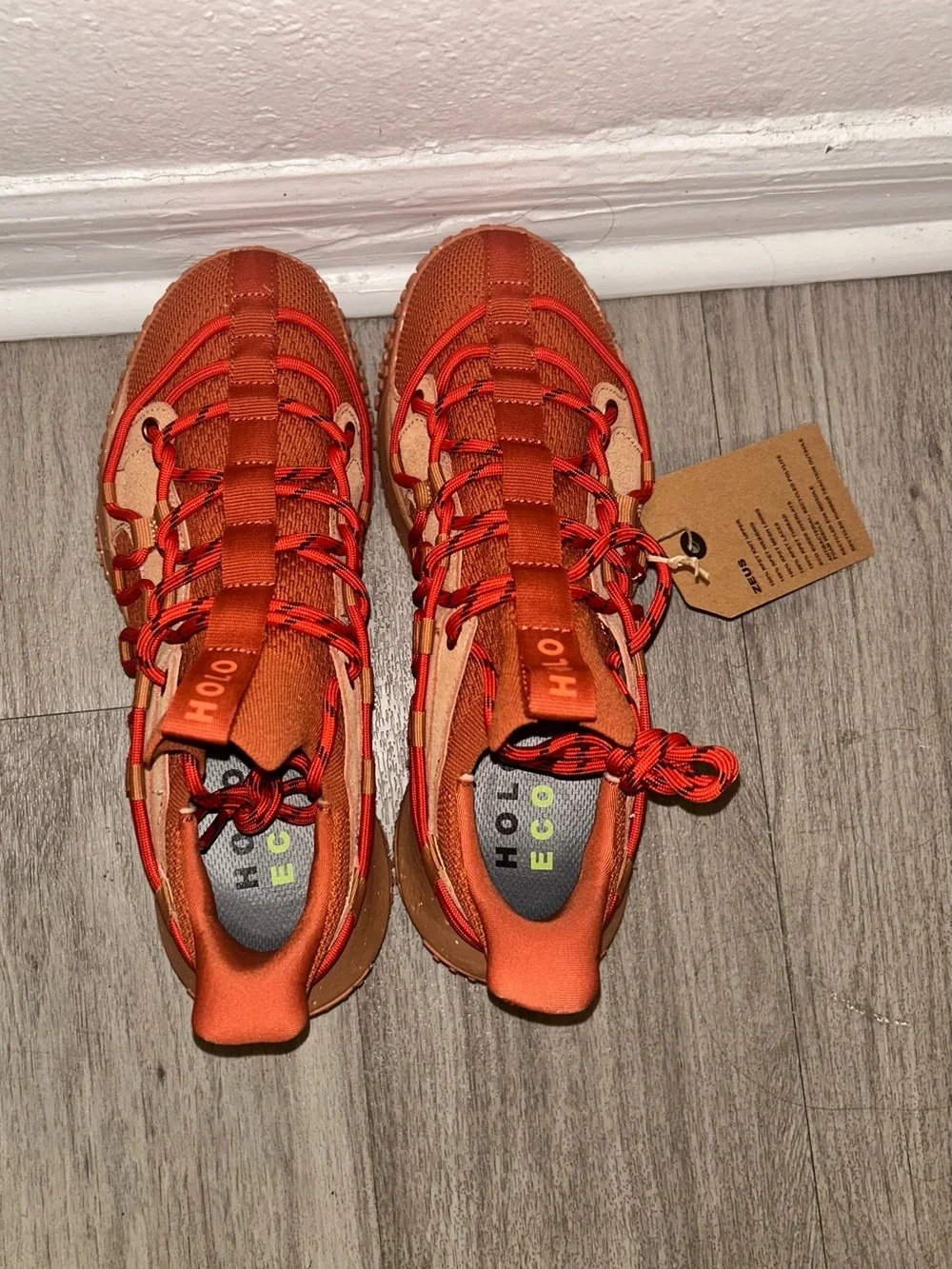 HOLO Footwear Women Zeus Terracotta Trail, Hiking Sneakers, Size 10, NWT, No Box